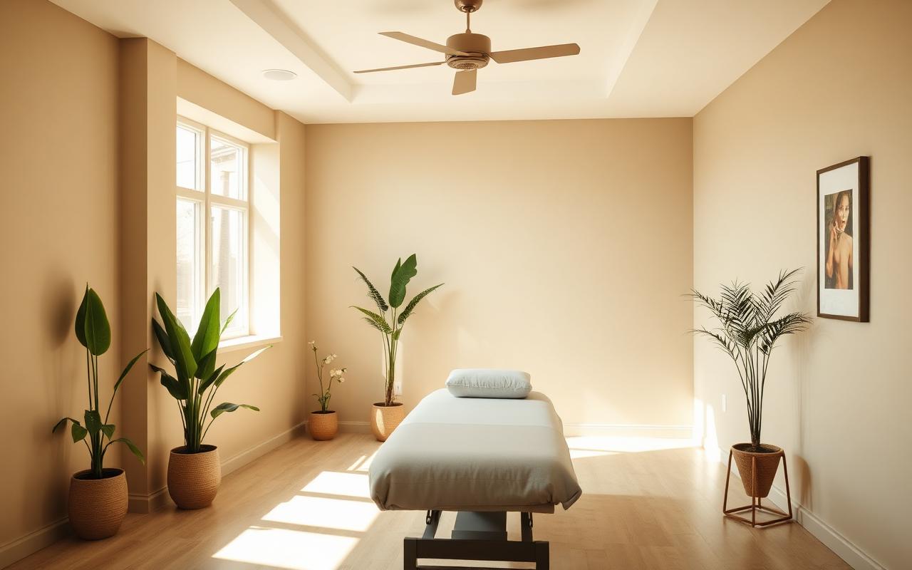 Calm, welcoming chiropractic clinic in Peterborough